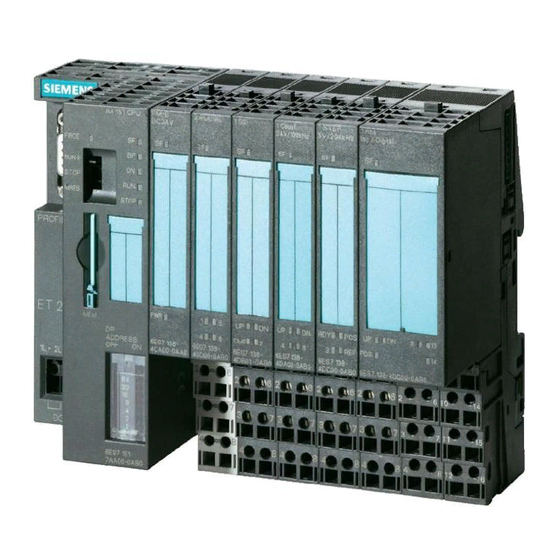 Siemens ET 200S Gerätehandbuch