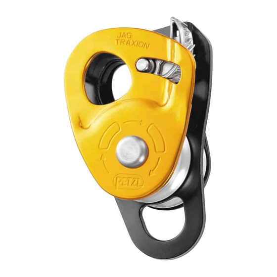 PETZL JAG TRAXION Bedienungsanleitung