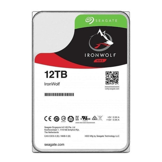 Seagate ST12000VN0008 Bedienungsanleitung
