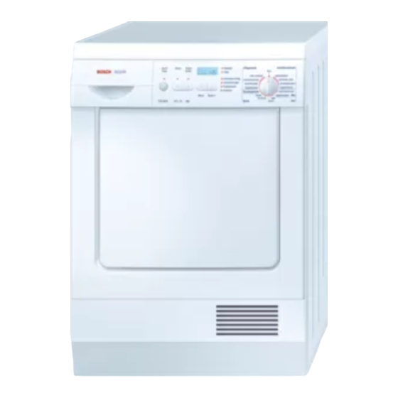 Bosch WTL 151 EXCLUSIV Gebrauchs- Und Aufstellanleitung