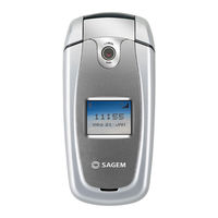 Sagem my501C Bedienungsanleitung