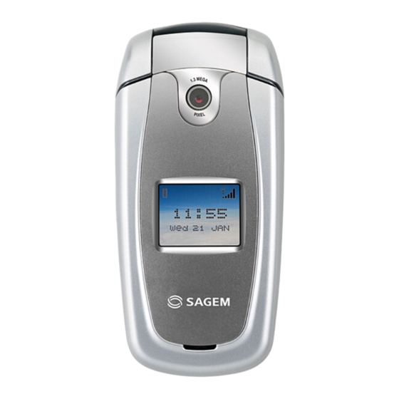 Sagem my501C Bedienungsanleitung