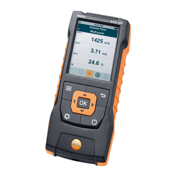testo 440 Bedienungsanleitung