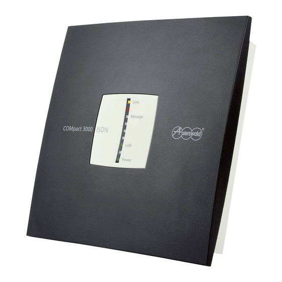 Auerswald COMpact 3000 VoIP Kurzanleitung