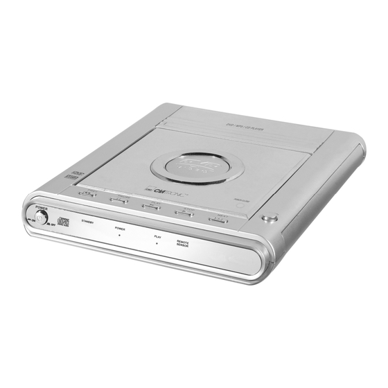 Clatronic dvd 657 Bedienungsanleitung
