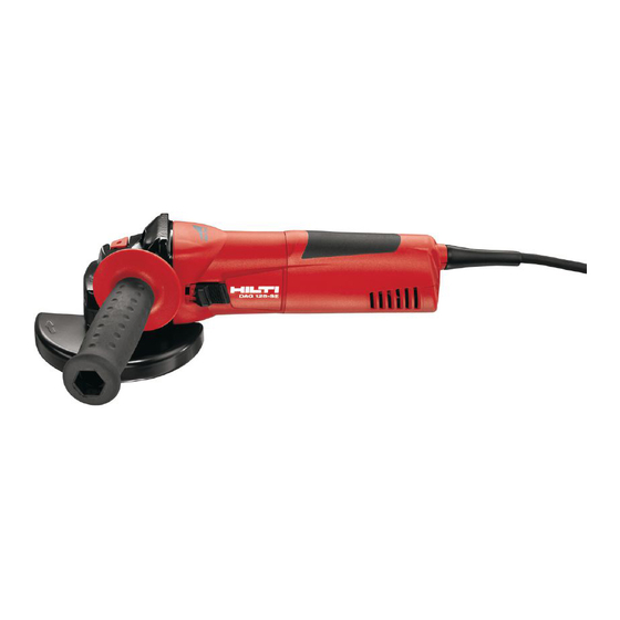 Hilti DAG125-SE Bedienungsanleitung