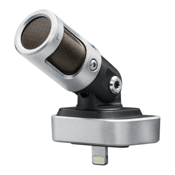 Shure MV88 Bedienungsanleitung