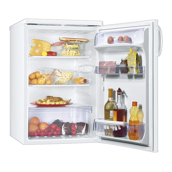 Zanussi ZRG316CW Benutzerinformation