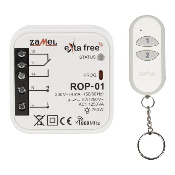 ZAMEL extra free Bedienungsanleitung