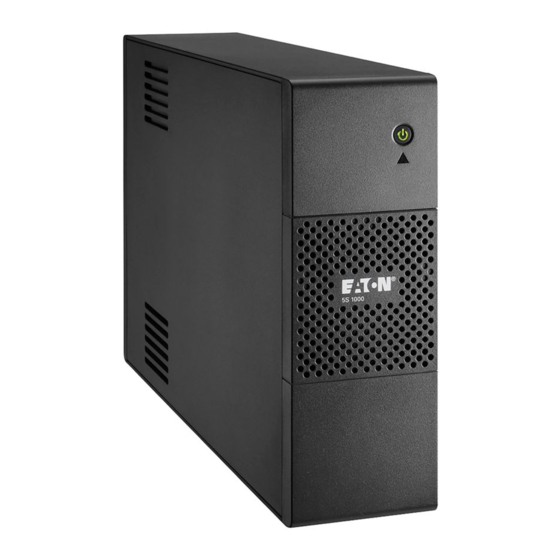 Eaton 5S 550 Installations- Und Bedienungsanleitung