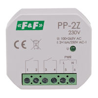 F&F PP-2Z-LED 230 V Kurzanleitung
