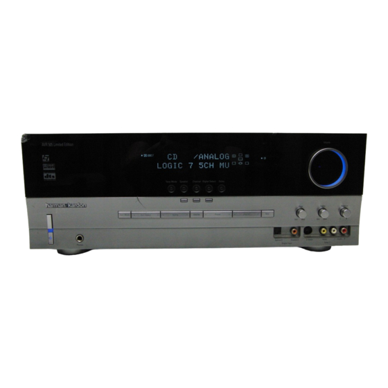 Harman Kardon AVR 505 Bedienungsanleitung
