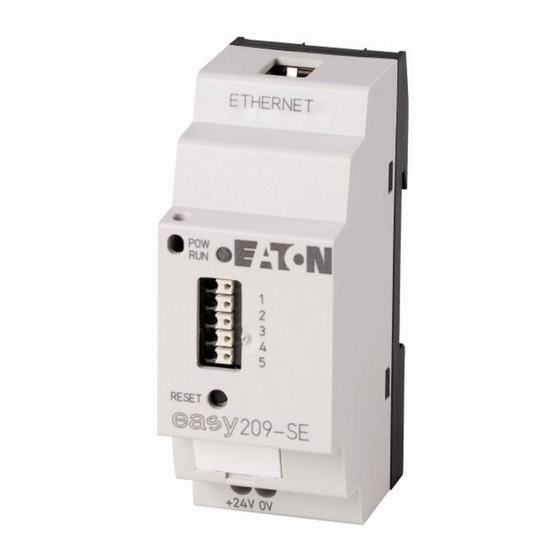 Eaton EASY209-SE Montageanweisung