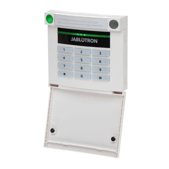 jablotron JA-100 Kurzanleitung