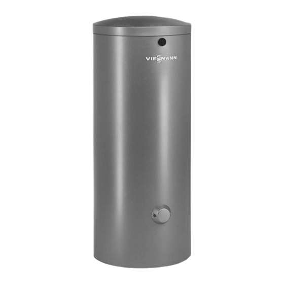 Viessmann Vitocell-V 100 Typ CVE Montageanleitung Für Die Fachkraft