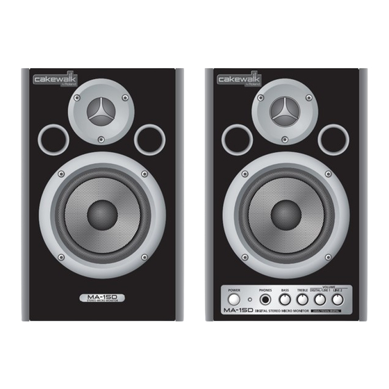 CAKEWALK MA-15D Bedienungsanleitung