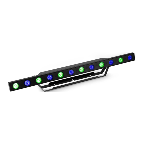 Beamz professional LCB155 LED BAR 12x12W Handbücher