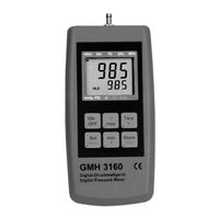 Greisinger GMH3160-12 Bedienungsanleitung