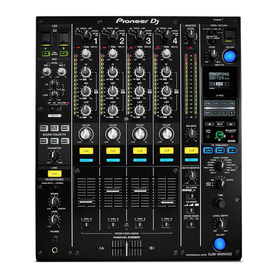 PIONEER DJ DJM-900NXS2 Handbücher