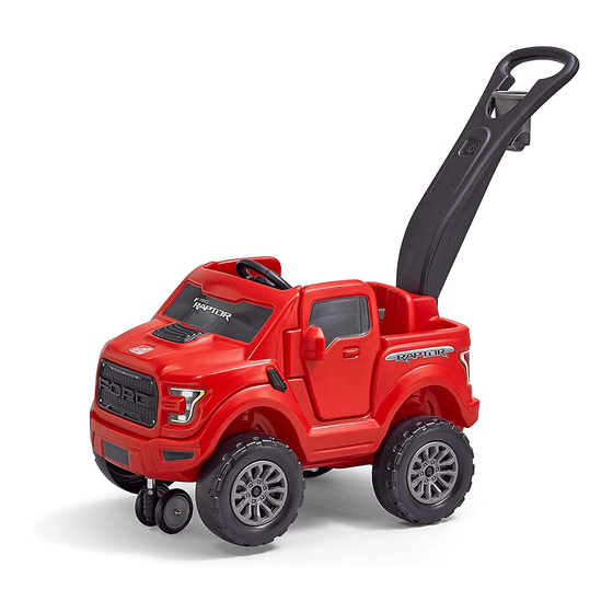 Step 2 2-in-1 FORD F-150 RAPTOR Bedienungsanleitung