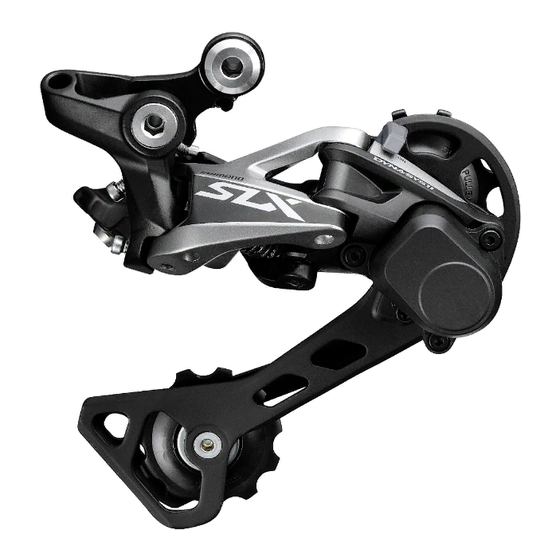 Shimano SLX RD-M7000 Händlerbetriebsanleitung