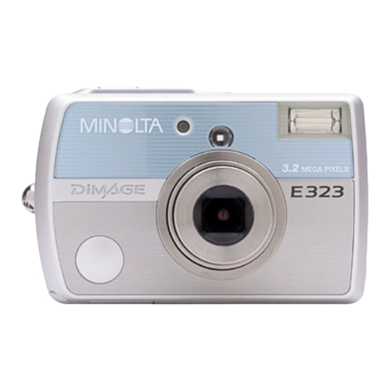 Minolta DiMAGE E323 Bedienungsanleitung