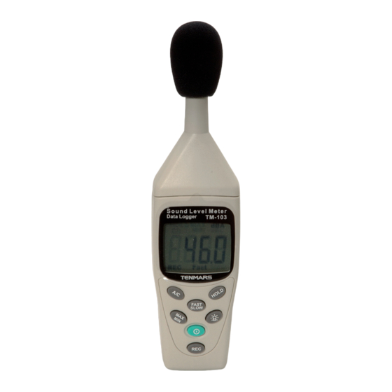 Tenmars TM 103 Bedienungsanleitung
