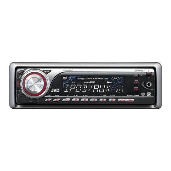 JVC KD-PDR51 Bedienungsanleitung