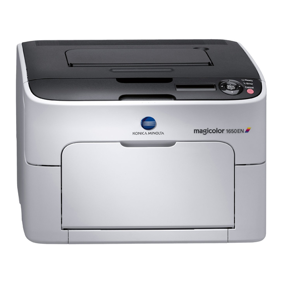 Konica Minolta Magicolor 1650EN Handbuch Fur Sicherheitsinformationen