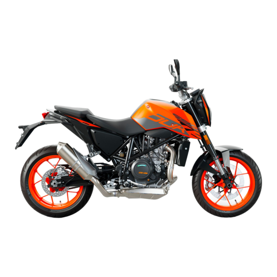 KTM 690 Duke 2018 Bedienungsanleitung