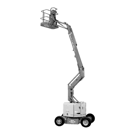Genie Z-34/22 Bi-Energy Bedienungsanleitung Mit Wartungsinformationen