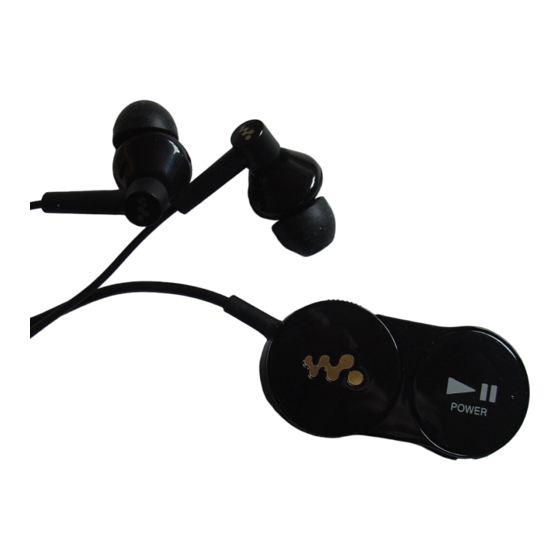 Sony WalkMan MDR-NWBT10 Bedienungsanleitung