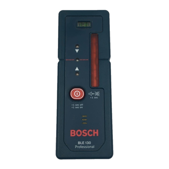 Bosch BLE 130 Professional Bedienungsanleitung