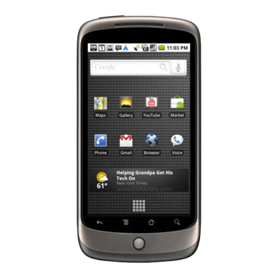Google Nexus One Handbuch