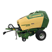 Krone RP801-35 Comprima CV 150 XC Plus Ergänzung Zur Betriebsanleitung