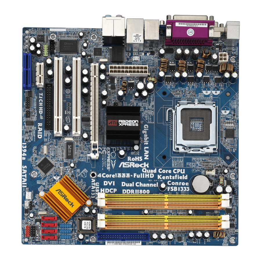 ASROCK 4Core1333-FullHD Schnellinstallationsanleitung