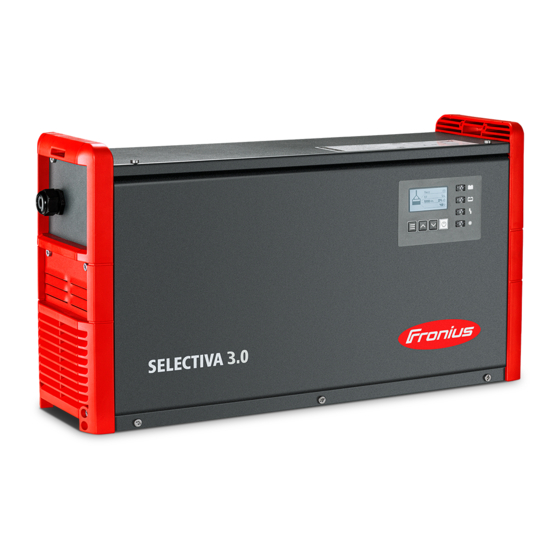 Fronius Selectiva 3.0 Bedienungsanleitung