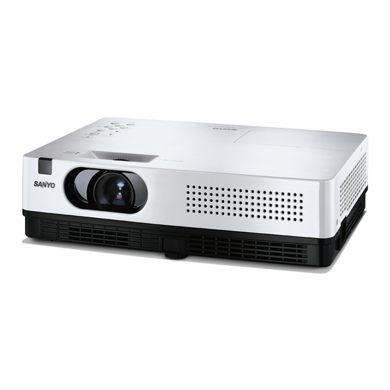 Sanyo PLC-XW200 Bedienungsanleitung