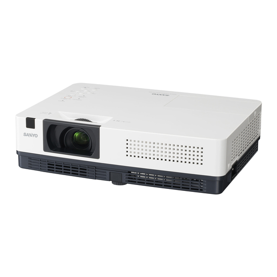 Sanyo PLC-XW200 Bedienungsanleitung
