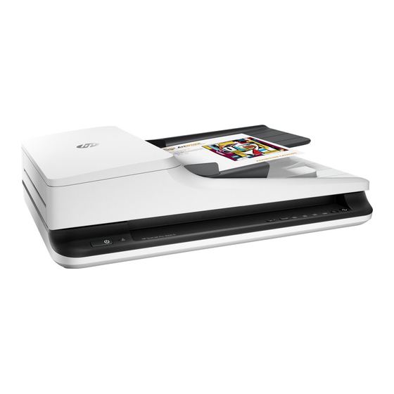 HP ScanJet 2500 Pro f1 flatbed scanner Handbuch Zu Garantie Und Rechtlichen Hinweisen