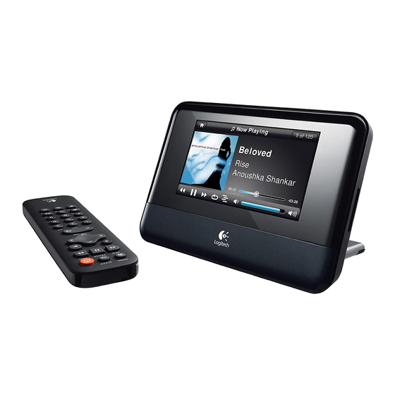 Logitech squeezebox touch Bedienungsanleitung
