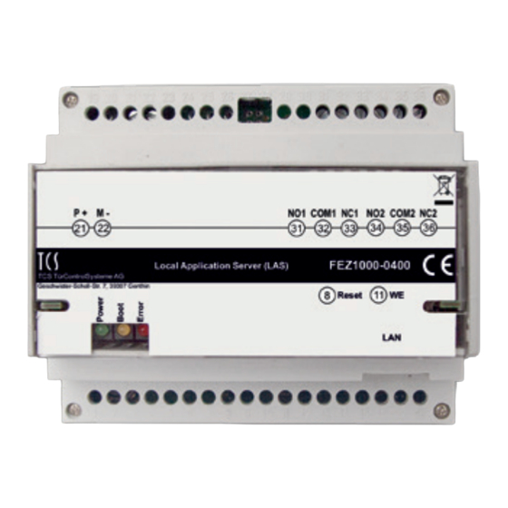 TCS snipdoo SERVER FEZ1000-0400 Produktinformation