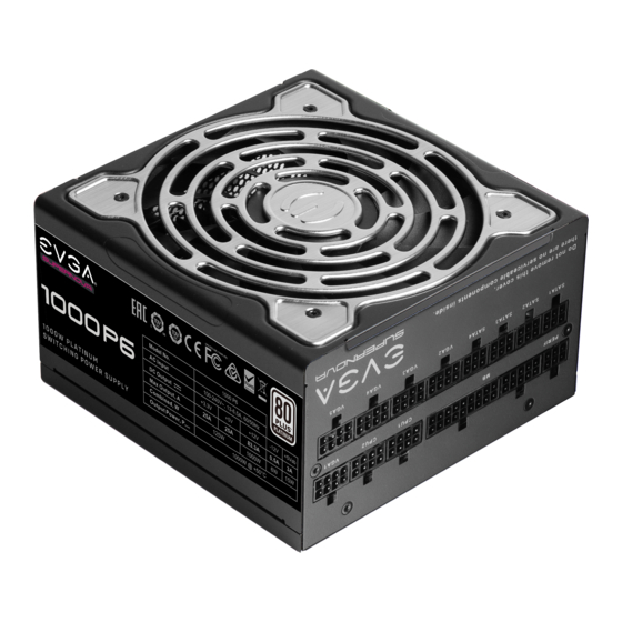 EVGA P6 PLATINUM-Serie Handbücher