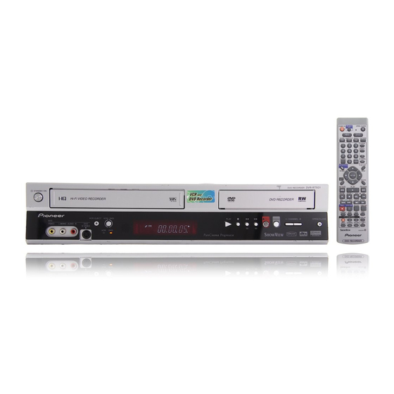 Pioneer DVR-RT501-s Handbücher