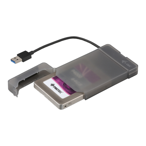 i-tec MySafe USB 3.0 Easy Gebrauchsanweisung