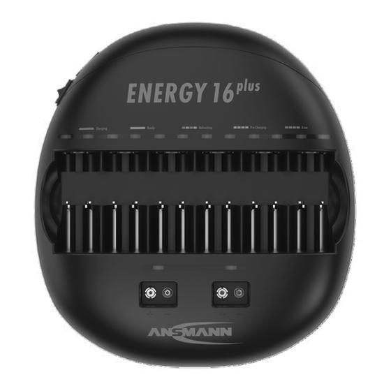ANSMANN ENERGY 16 PLUS Bedienungsanleitung
