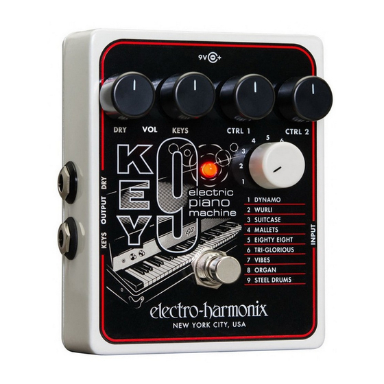 Electro-Harmonix KEY9 Bedienungsanleitung