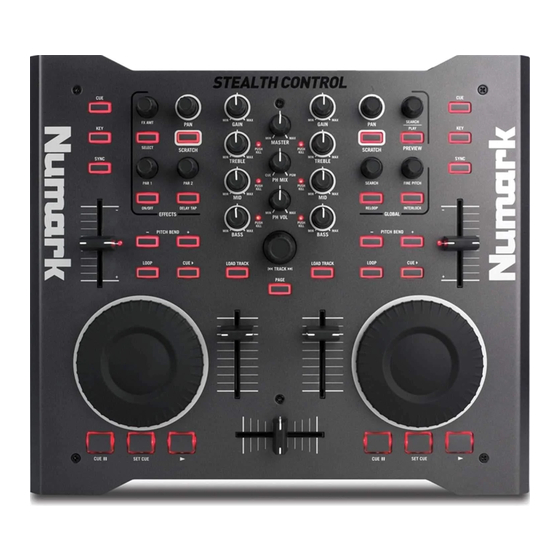 Numark STEALTH CONTROL Kurzanleitung