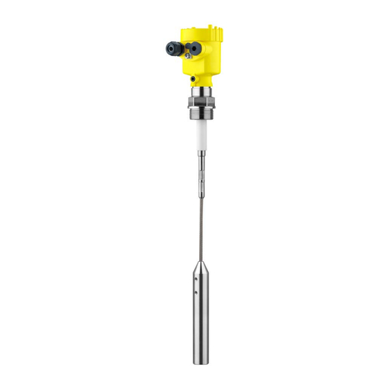 VEGA VEGACAP 65 Betriebsanleitung