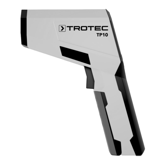 Trotec TP10 Bedienungsanleitung